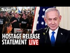 LIVE: Israeli spokesperson makes statement on the hostage release deal