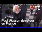 Le militant écologiste Paul Watson est de retour en France, après presque 150 jours de prison