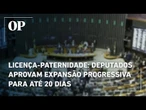 Deputados aprovam expansão progressiva da licença-paternidade para até 20 dias