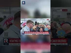 Gorąco na miesięcznicy! Policja nie puszcza polityków PiS!