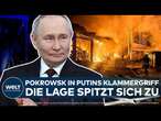 UKRAINE-KRIEG: Dramatische Lage in Pokrowsk! Putins Schlinge zieht sich weiter zu! Kinder evakuiert