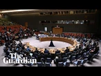 UN security council to vote on Gaza international force plan – watch live