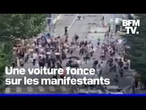 Une voiture fonce sur une manifestation propalestinienne ce samedi 6 septembre à Lausanne