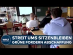 SITZENBLEIBEN: Grüne fordern Abschaffung – Kultusministerium hält am Prinzip fest