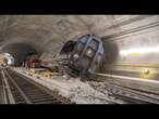 Le tunnel ferroviaire du Saint-Gothard rouvre lundi, après un an de travaux