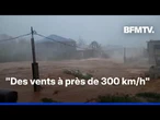 Les premières images de l'ouragan Melissa qui a touché terre en Jamaïque ce mardi