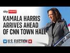 Watch live: Kamala Harris arrives in Philadelphia ahead of her CNN Town Hall