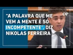 Nikolas Ferreira chama governo de 'incompetente' durante embate com ministro Haddad em audiência