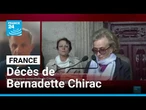Décès de Bernadette Chirac : Macron salue "une grande dame de coeur" • FRANCE 24