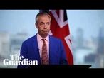 Farage resigns to force 'people versus establishment' byelection in Clacton