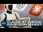 KI-WELT: Anthropics' Claude wieder frei – Amazon setzt neue Roboter ein und KI schützt Grauwale!