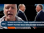 UKRAINE-KRIEG: "Etwas kryptisch!" Trump-Sondergesandter trifft Wladimir Putin! Was wir bisher wissen