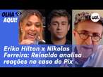 Reinaldo Azevedo analisa vídeos de Erika Hilton x Nikolas Ferreira na crise do Pix: 'É notável'