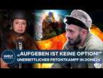 UKRAINE-KRIEG - Gnadenloser Kampf bei Donezk: „Aufgeben ist keine Option!“ - Reporterin an der Front