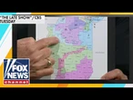 Stephen Colbert confronts Illinois governor on bizarre district map