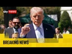 Trump makes announcement in the Oval Office