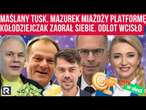 Hity w sieci | Maślany Tusk. Mazurek miażdży Platformę. Kołodziejczak zaorał siebie. Odlot Wcisło