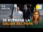 Una INCIDENCIA TÉCNICA retrasa la SALIDA del AVIÓN del PAPA del AEROPUERTO de TENERIFE
