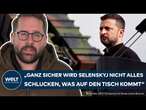 UKRAINE-KRIEG: Trotz Versöhnungsversuch mit Trump – Selenskyj fordert weiter Sicherheitsgarantien