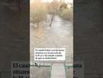 Miedo al desbordamiento del río #manzanares en #madrid ya ha habido cortes en la M 30 y M 40