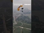 US Army Parachute Team jumps over Washington Monument #shorts #foxnews #news #world #us #army