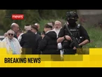 Emergency services at scene of Manchester synagogue attack