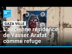 Gaza ville : des habitants s'abritent dans l'ancienne résidence de Yasser Arafat • FRANCE 24