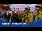 Putin meets troops after biggest Moscow Victory Day parade for years