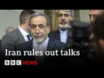 Iran FM warns US involvement would be 'very dangerous' as Israel targets commanders | BBC News