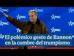 El gesto de Bannon por el que Bardella ha cancelado su discurso en la cumbre del trumpismo