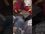 First responders CELEBRATE after survivor pulled from earthquake rubble #shorts #news #earthquake