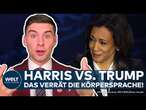 USA: Donald Trump vs. Kamala Harris! TV-Duell der Körpersprachen! Wer ohne Worte mehr sagen konnte