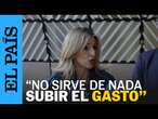 YOLANDA DÍAZ: "No se arregla nada por subir el presupuesto militar" | EL PAÍS