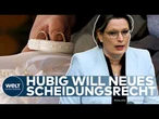 DEUTSCHLAND: Kein Trennungsjahr mehr? Bundesjustizministerin will neues Scheidungsrecht