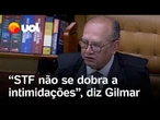 Gilmar defende Moraes e diz que STF não se dobra a intimidações; veja discurso na íntegra