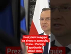 Prezydent reaguje na słowa o zamachu stanu. Planuje spotkaniedzień temu