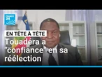 "J'ai confiance" en ma victoire à la présidentielle, dit le président centrafricain Touadéra