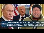 RUSSLAND: Trump geht auf Konfrontationskurs mit Putin! Jetzt reagiert Moskau auf die US-Drohungen