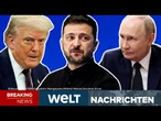 UKRAINE-KRIEG: Durchbruch? Trump könnte Putin und Selenskyj bald an einen Tisch bringen! | LIVE
