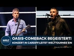 Oasis-Comeback in Cardiff: Gallagher-Brüder feiern Reunion nach 16 Jahren Pause