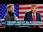 USA-VORWAHLEN: Donald Trump siegt klar in South Carolina! Jetzt knöpft er sich Prinz Harry vor!