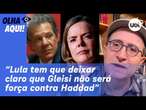 Reinaldo: Gleisi ministra pode ser tiro no pé do governo Lula se soar como desprestígio a Haddad