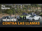 INCENDIO ALMERÍA | AGENTES de la GUARDIA CIVIL LOCALIZAN a SENDERISTAS ATRAPADOS por el FUEGO | RTVE