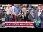 Polacy przeciwko imigrantom Tuska - protest przeciwko nielegalnej imigracji w Gdańsku.