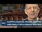 DRAMA IN DAMASKUS: Israel rückt auf syrisches Gebiet vor - Wem fallen Assads Waffen in die Hände?