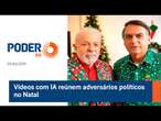 Vídeos com IA reúnem adversários políticos no Natal