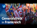 Generalstreik in Frankreich: Hunderttausende protestieren gegen Sparmaßnahmen