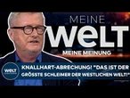 HANS-ULRICH JÖRGES: Knallhart-Abrechung! "Das ist der größte Schleimer der westlichen Welt!"