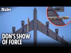 Trump's top secret nuke missile 'seen on test flight' for the first time
