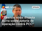 Tarcísio elogia operação contra PCC na Faria Lima; Josias critica: 'disputa burra sobre autoria'